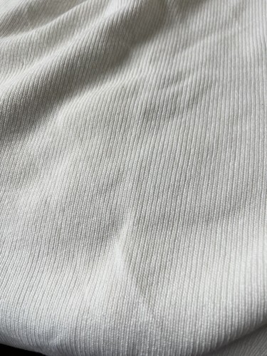 Suéter Express Mujer’s Mediano Marfil Blanco Sin Mangas Hombreras 90’s Hippie - Imagen 6 de 10