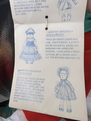 Vintage Effanbee Holiday Hattie Christmas 16" Doll Vintage Doll Collection - Picture 11 of 11