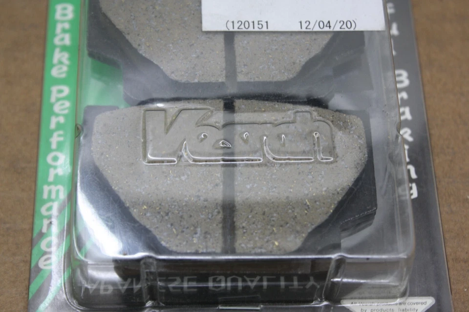 87-93 YAMAHA XV250 VIRAGO Y 82-83 XJ750 PASTILLAS DE FRENO DELANTERAS ORGÁNICAS VESRAH JAPÓN Foto 3 de 4