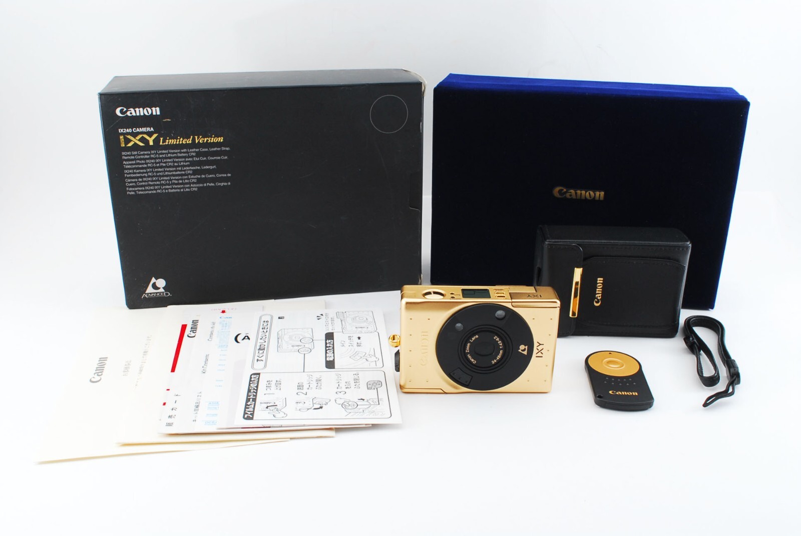Canon IXY Gold Canon 60周年記念モデル Canon IXY Gold Model 60周年リミテッドバージョン ケース付