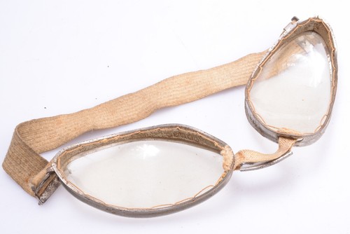 ✅ ANTIQUE SKI MOTORCYCLE STEAMPUNK WWII? GOGGLES SAFETY AVIATOR RACING GLASSES - Picture 5 of 5