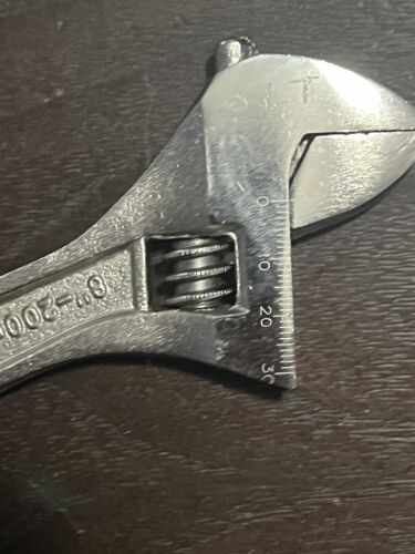 Kobalt Adjustable Chrome Vanadium 200 mm/ 8" ‘crescent Wrench USA Rubber Handle - Picture 8 of 8
