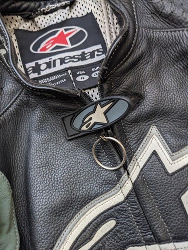 Women Alpinestars Leather Suit 2 piece motorcycle vintage EUR40 US4 jacket pants - Picture 11 of 20