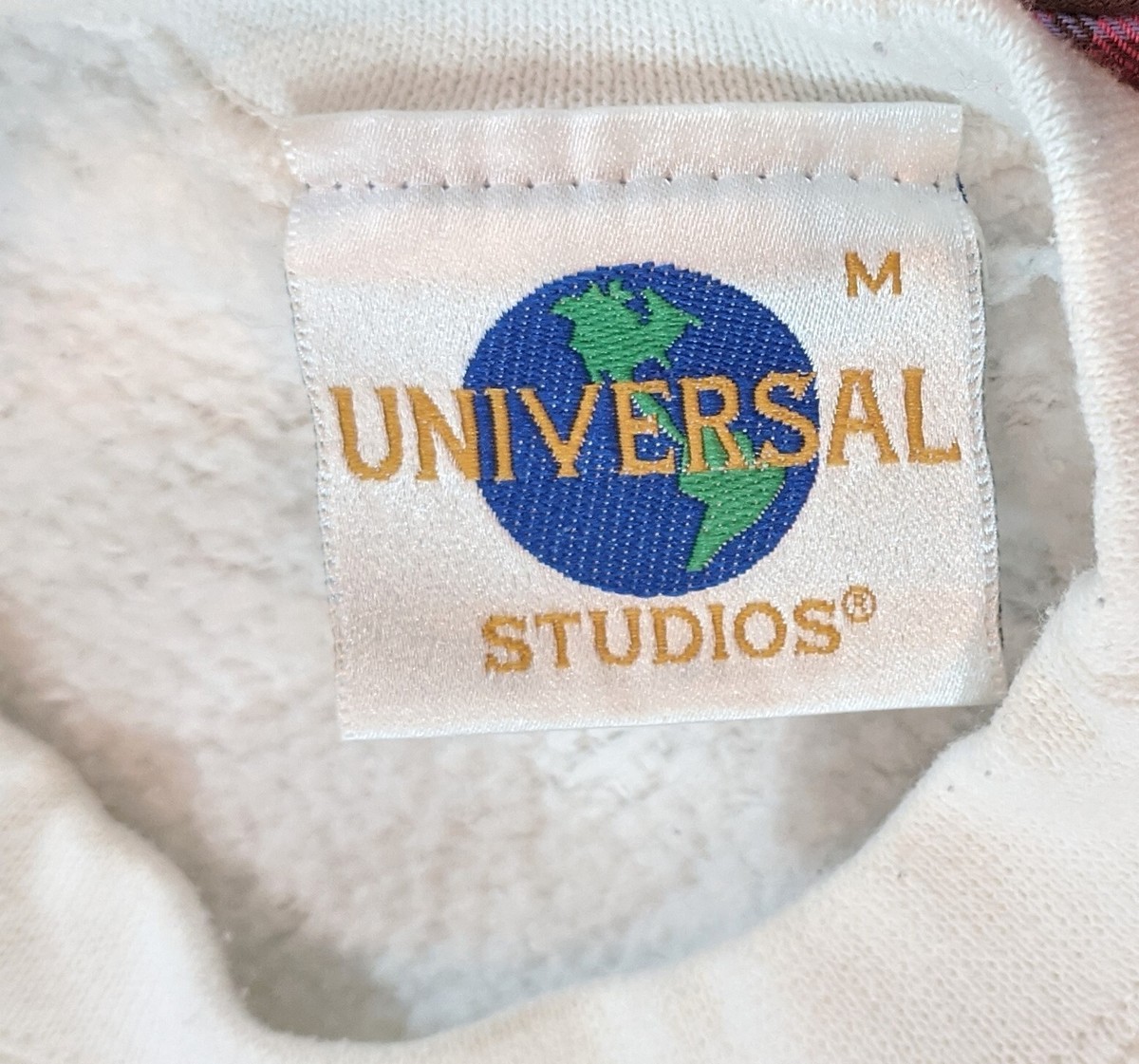 トップス 80's UNIVERSAL STUDIOS Florida SWEAT VTG 80's UNIVERSAL STUDIOS FLORIDA Pullover White Sweater