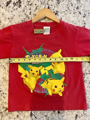 Vintage 1999 Pokemon Pikachu Master Quest Red Shirt Nintendo Size Youth XS RARE - Picture 10 of 12
