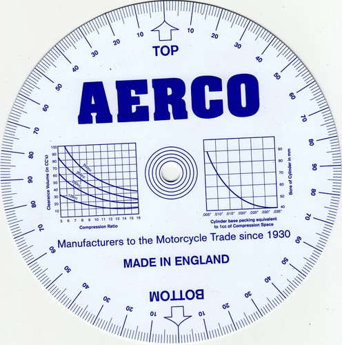 BSA, Triumph, Norton, OIF, AERCO Timing Disc 7-5/8" OD, UK - Picture 1 of 2