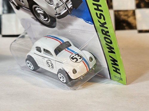 HOT WHEELS SUPER CHROMES VOLKSWAGEN BEETLE VW BUG Herbie the Love Bug workshop - Picture 5 of 11