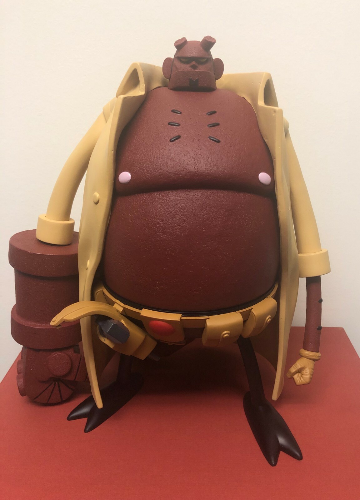 Hellboy Vinyl Figur Sällsynta Konstnärsbevis 999 COA signerad av Eric So & Mike Mignola Hellboy Vinyl Figur Sällsynta Konstnärsbevis 999 COA signerad av Eric So & Mike Mignola