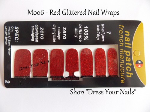 Glitzernde Nagelfolie Wraps Full Cover dünne DIY Aufkleber satte Unifarben Party - Bild 8 von 14