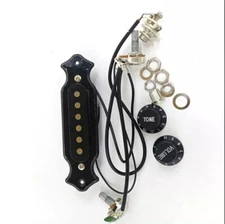 6 String Single Coil Pickup Cigar Box Guitar Soundhole Pickup Harness Sets