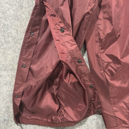 Vintage Y2K Champion Snap Button Tearaway Trainingshose Herren Gr. XL Burgund - Bild 8 von 12