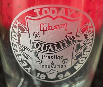 Gibosn PILSNER GLASS GIFT SET　ギブソン Gibson Pilsner Glass Set of 5 (Vintage New Old Stock) | eBay