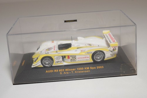 WW 1:43 IXO GTM017 AUDI R8 WINNER 1000KM SPA 2003 MIB - Foto 1 di 4