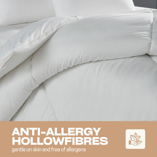 NightComfort Winter Warm 13.5 / 15 Tog Egyptian Cotton Anti Allergy Duvet - Picture 9 of 36