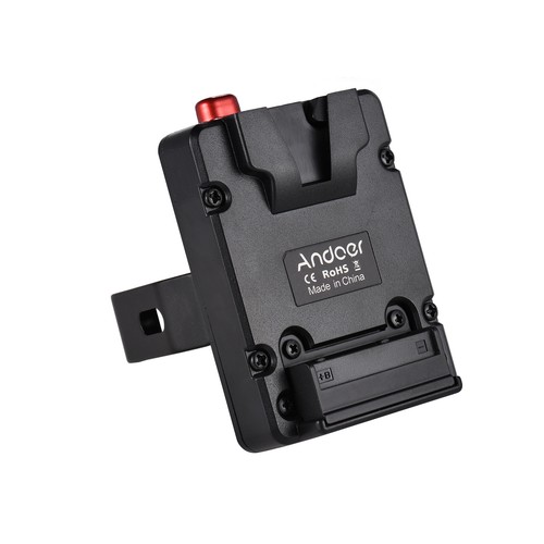 Andoer Nano V-lock Mount Battery Power Supply Adapter Plate for V-mount Battery - Picture 4 of 5