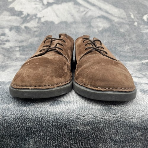 Clarks Active Air Shoes Mens 12 brown suede lace up comfort casual oxford - Picture 10 of 11