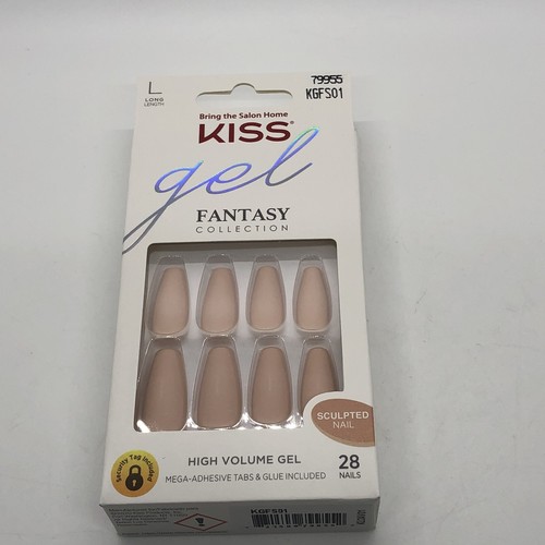 Press on Nails KISS Gel Fantasy Collection Ready to Wear Sculpted Gel Nails - Picture 8 of 9