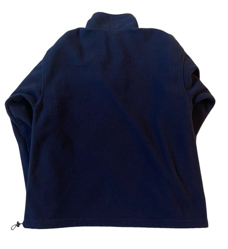 Pile RBK Syracuse University vintage 1/4 zip LG blu arancione ricamato college - Foto 2 di 5