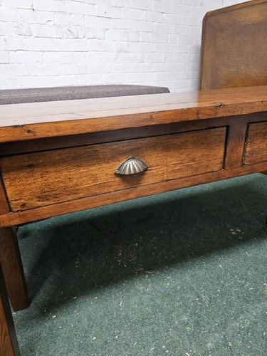 SOLID WOOD LARGE CONSULE/TELEPHONE/HALL TABLE WITH DRAWERS/PLASMA TV STAND - Picture 14 of 16