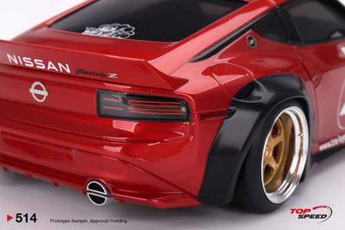 NISSAN FAIRLADY Z (RZ34) PANDEM PASSION RED (RESIN) - TOPSPEED TS0514 1/18 - Picture 6 of 6