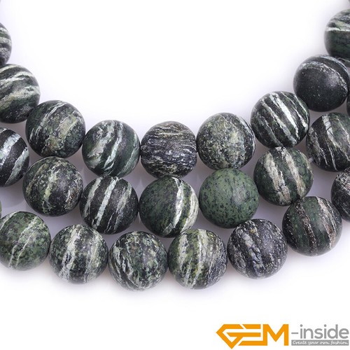 Assorted Natural Gemstone 10mm Frosted Matte Round Beads Jewellery Making 15" AU - Picture 27 of 43