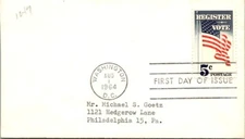 SC #1249 ADAM K BERT FDC 1964 Washington DC - J17094