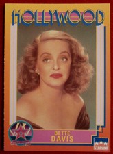 Hollywood Walk Of Fame - Card #006 - Bette Davis - Starline 1991