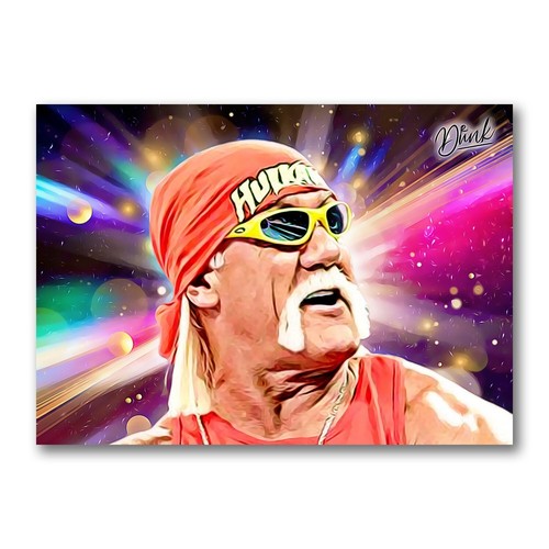 Hulk Hogan Star Portrait Sketch Card Limited 06/30 Dr. Dunk Signed