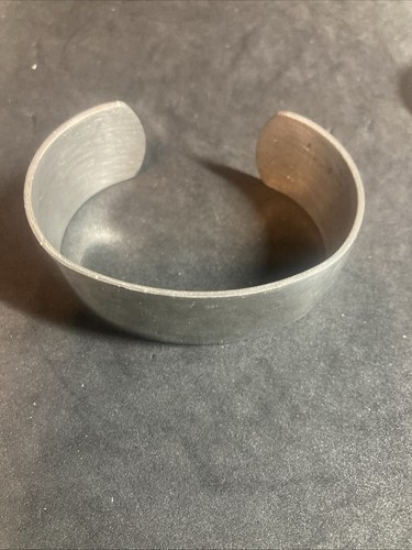 REM Pewter Silver Cuff Bracelet B146 - Picture 5 of 5