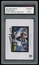 2021 Panini Instant Score the Franchise Football Cards 21