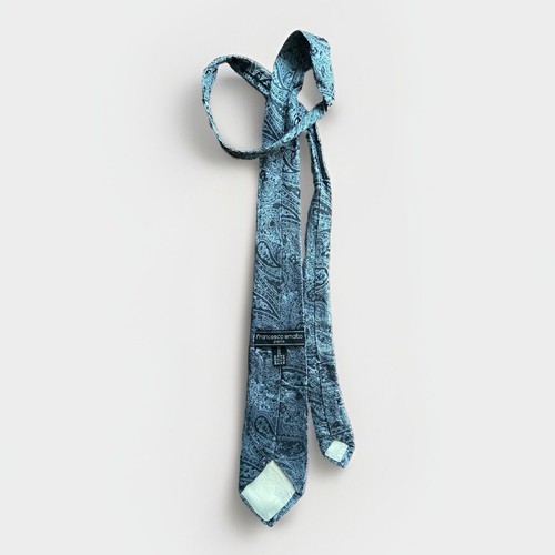 Krawatte 100% Soie Francesco Smalto Paris 100% Seide Tie / Sammler Made in Italy - Bild 4 von 4