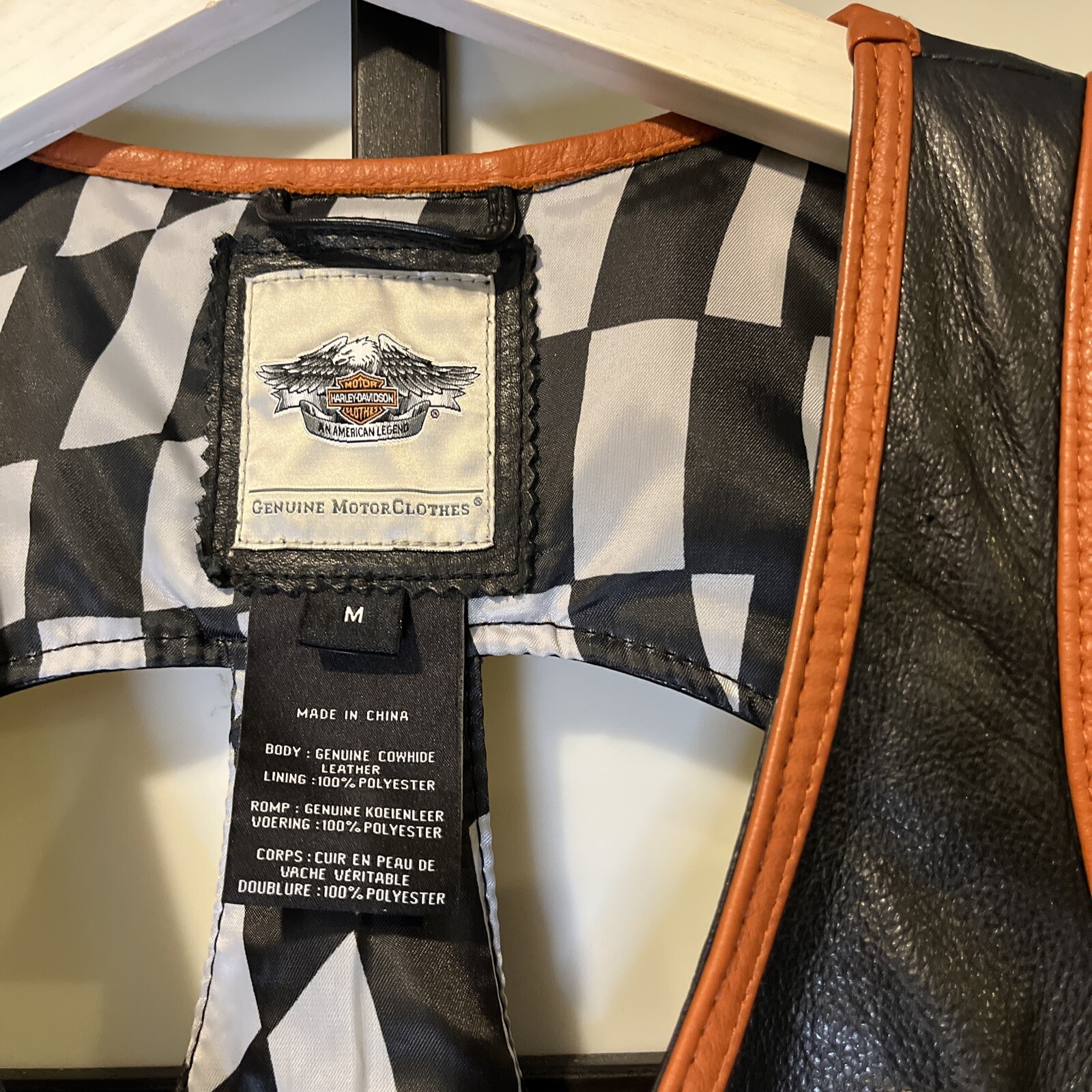 Harley Davidson Genuine Motor Clothes Ladies Black Le… Gem