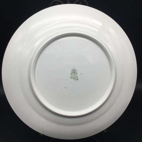 B & G Dinner Plate 10 5/8" Brown Band Gold Trim Ring Berries Made In Denmark - Picture 7 of 23