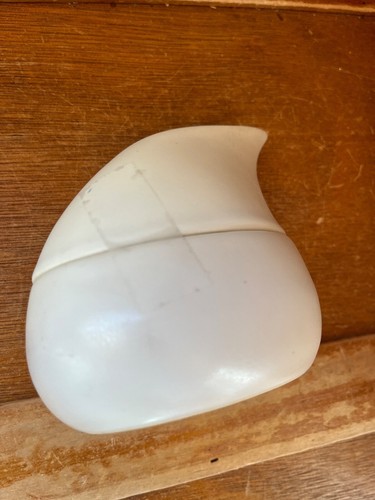 Artist Signed Small White Glazed Pottery Stacked Space Efficient Sugar & Creamer - Picture 8 of 10