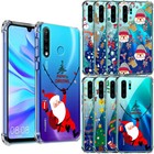 Weihnachten Design Hülle für Huawei P9 P10 Plus P60 P50 P20 P30 Pro Schutzhüllen