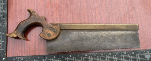 Vintage Saw - Sheffield 12” Brass Back Tenon Saw - Picture 5 of 8