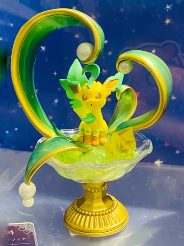 RE-MENT Pokemon GEMSTONE Miracle /4. Leafeon / Pokémon Figure toy New Presale - 第 1/17 張圖片