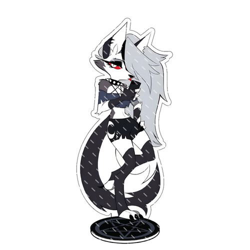 Helluva Boss Hazbin Hotel Acrylic Standee Desktop Stand Figure Decor #3 - Picture 19 of 20
