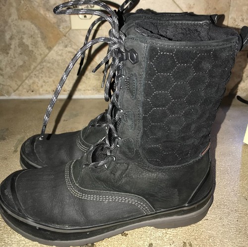 Clarks Muckers Lace Up Winter Boot Waterproof Black Womens Size 8.5 M - Picture 5 of 9