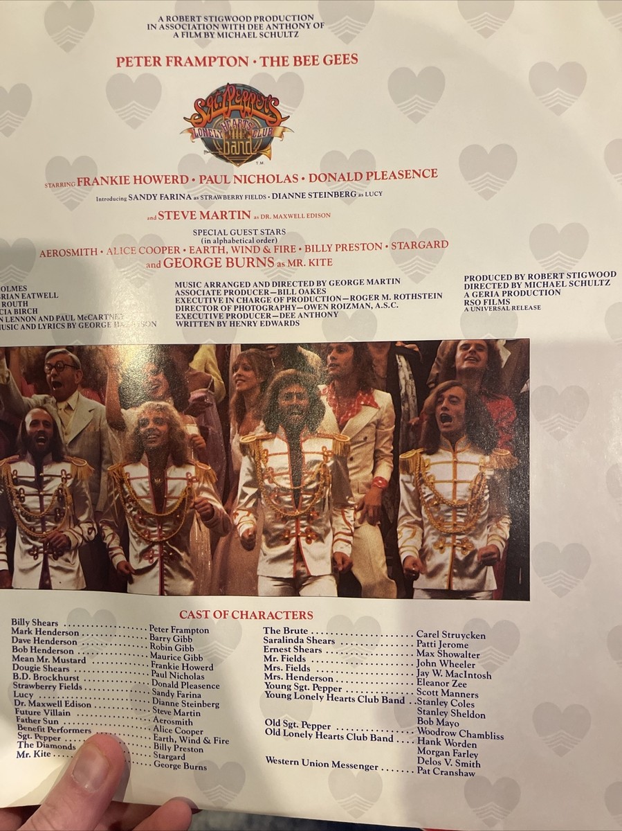 PETER FRAMPTON THE BEE GEES SGT PEPPER'S LONELY HEARTS CLUB