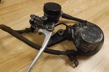 Yamaha FS1e 1977 model front brake caliper, master cylinder and hoses (RD 125/20