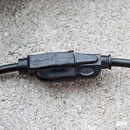 50 Ft Black Extension Cord - 16/3 Durable Electrical Cable - Picture 7 of 8
