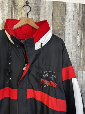 はじめ NFL アトランタファルコンズ フード付きジャンパー 古着 Vintage 90s NFL Atlanta Falcons starter Pullover 1/2 zip
