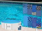 15' Round 20 Gauge Overlap Above Ground Swimming Pool Liner - (Choose Pattern)