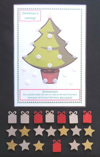 CARTA DE NAVIDAD MOTIVACIONAL DE RECOMPENSA - Autismo TDAH SEN PECS Ayuda visual conductual - Imagen 10 de 12