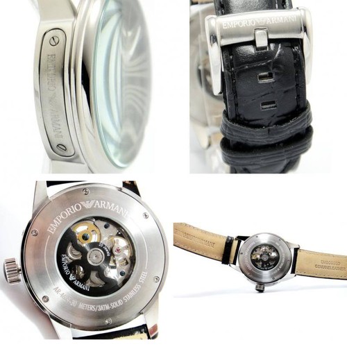 ⭐Emporio Armani Skeleton AR4629 Men`s⭐ MECCANICO - Picture 3 of 5