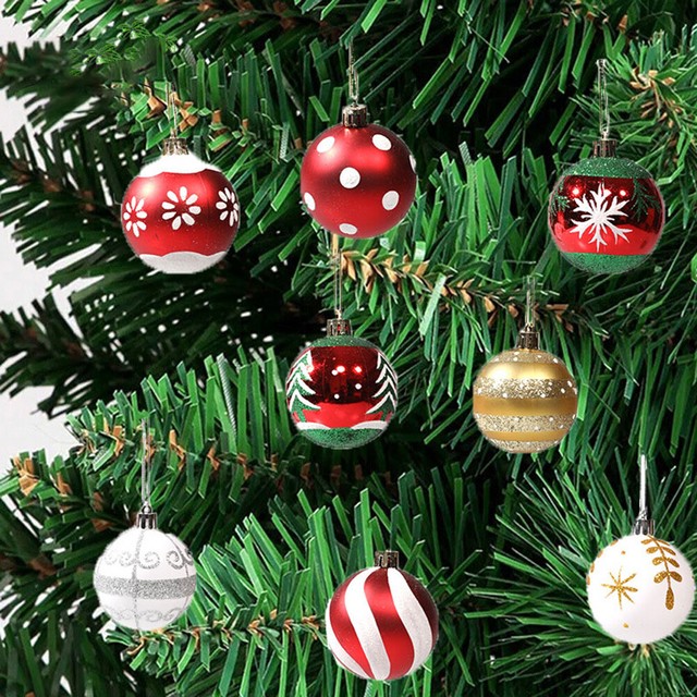6X Christmas Tree Balls Baubles Xmas Tree Hanging Ornament Home Party Decor DIY 6X Christmas Tree Balls Baubles Xmas Tree Hanging Ornament Home Party Decor DIY