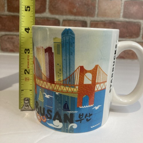 Starbucks 2012 Busan City Skyline Korea Coffee Tea Mug 16 oz - Picture 8 of 8