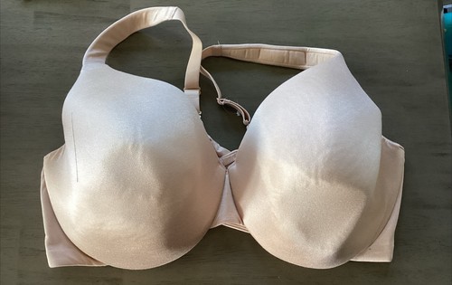 Catherines Plus BH Vollflächiger Satin Bügel Beige 42DD Neu Mit Etikett