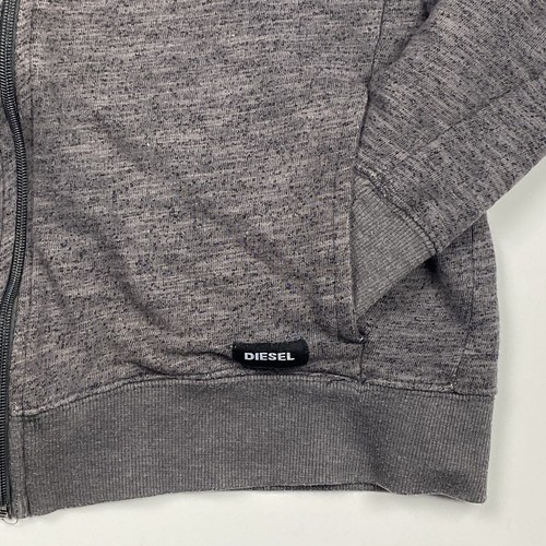 DIESEL Agnes Hoodie Sweatshirt Full Zip Gray Youth Size XL Only The Brave - Picture 5 of 12